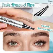 Load image into Gallery viewer, ⏰3D Waterproof Microblading Eyebrow Pen 4 Fork Tip Tattoo Pencil
