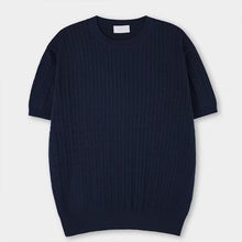 Load image into Gallery viewer, Men&#39;s Casual Crew Neck Slim Knit T-shirt for Spring &amp; Summer
