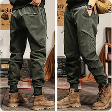 Load image into Gallery viewer, Retro Multi-Pocket Casual Pants
