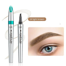 Load image into Gallery viewer, ⏰3D Waterproof Microblading Eyebrow Pen 4 Fork Tip Tattoo Pencil
