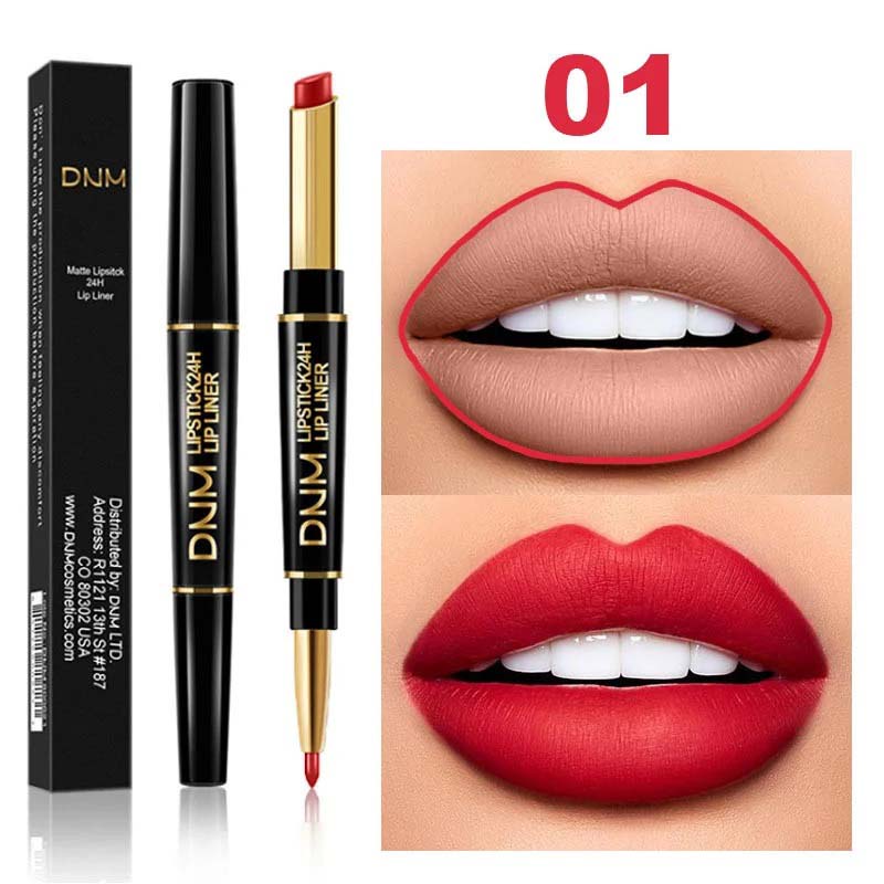🔥2-in-1 Waterproof Lipstick Lip Liner