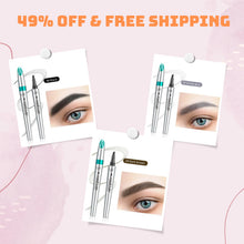 Load image into Gallery viewer, ⏰3D Waterproof Microblading Eyebrow Pen 4 Fork Tip Tattoo Pencil
