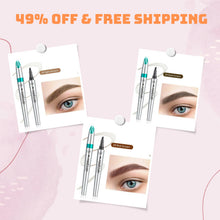 Load image into Gallery viewer, ⏰3D Waterproof Microblading Eyebrow Pen 4 Fork Tip Tattoo Pencil
