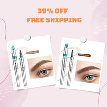 Load image into Gallery viewer, ⏰3D Waterproof Microblading Eyebrow Pen 4 Fork Tip Tattoo Pencil
