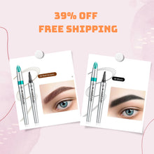 Load image into Gallery viewer, ⏰3D Waterproof Microblading Eyebrow Pen 4 Fork Tip Tattoo Pencil
